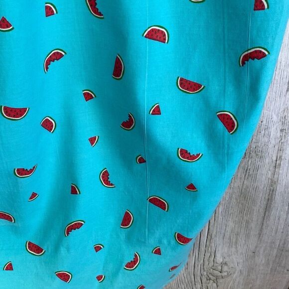 Chubbies Watermelon Print Button Front Stretch Pocket Shirt Size Large Summer - Picture 9 of 10